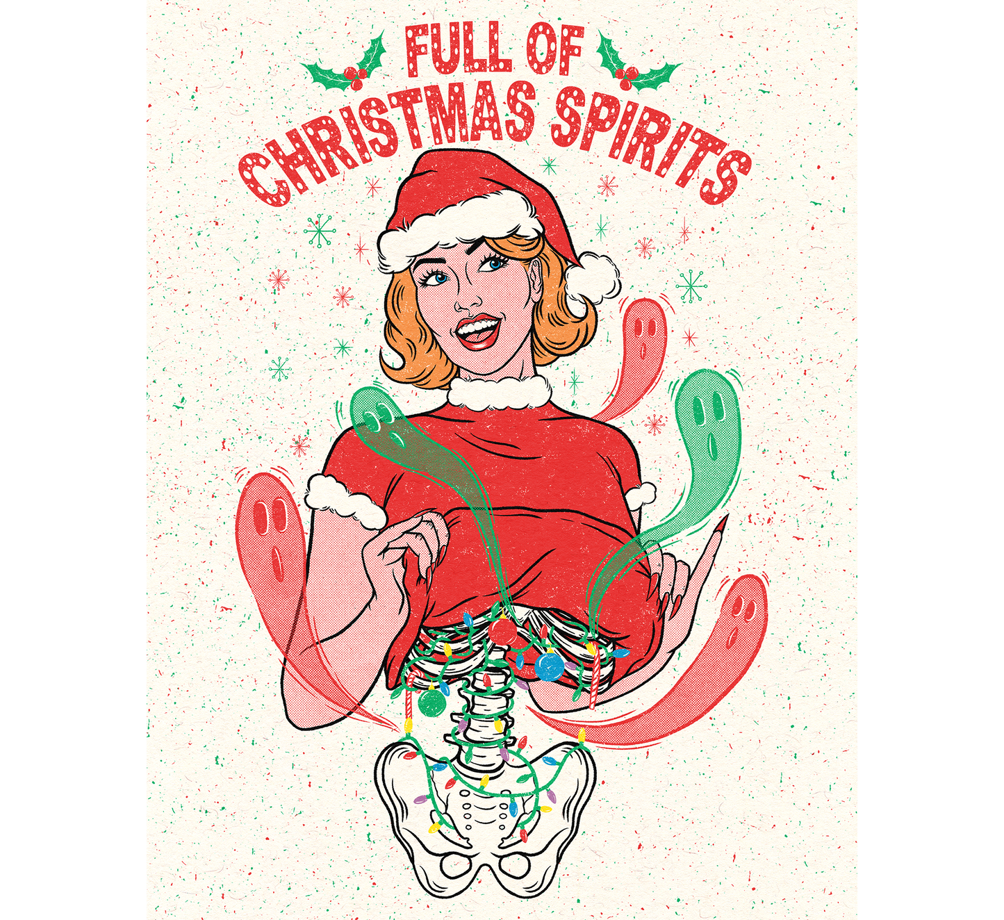 Christmas Spirits Art Print