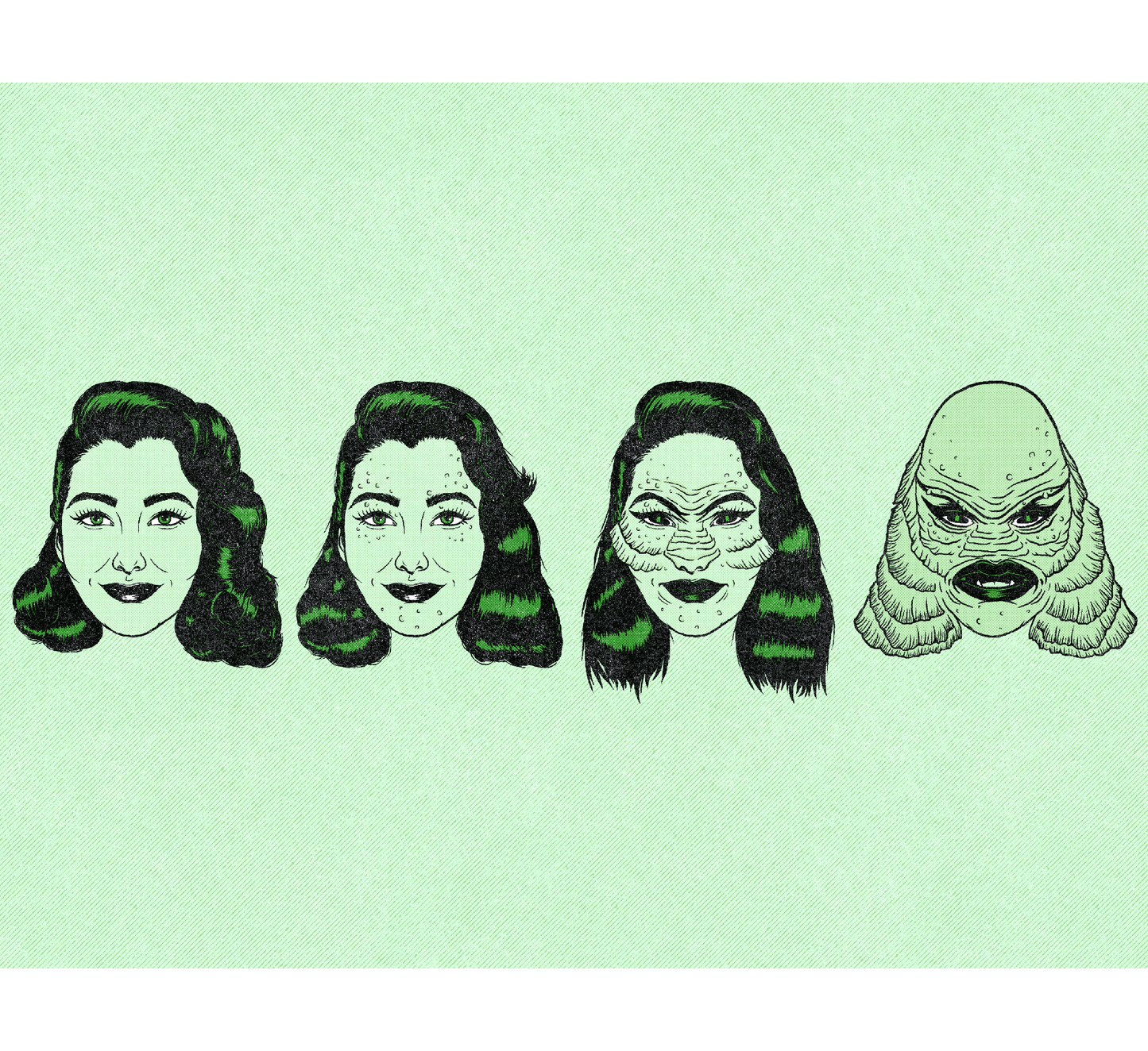 Creature Morph Art Print