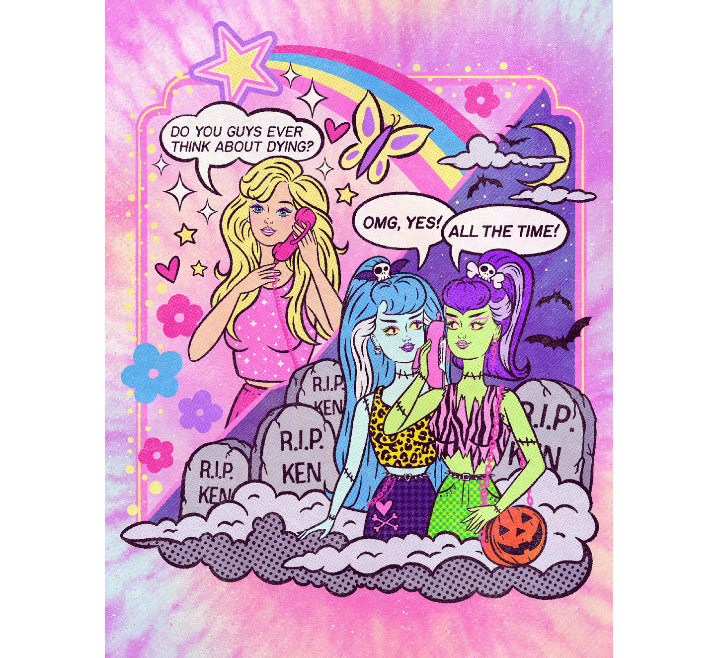 Existential Barbie Art Print