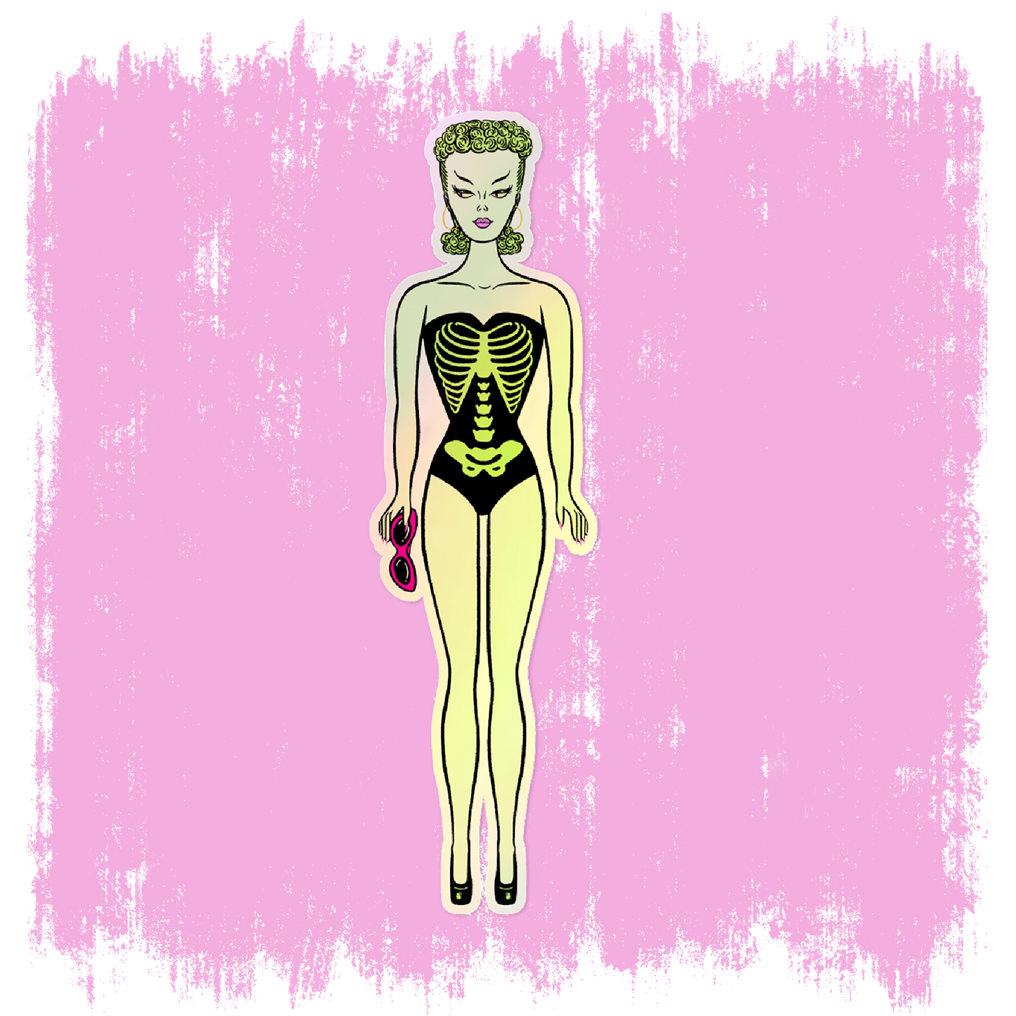 Mali-BOO! Holographic Sticker