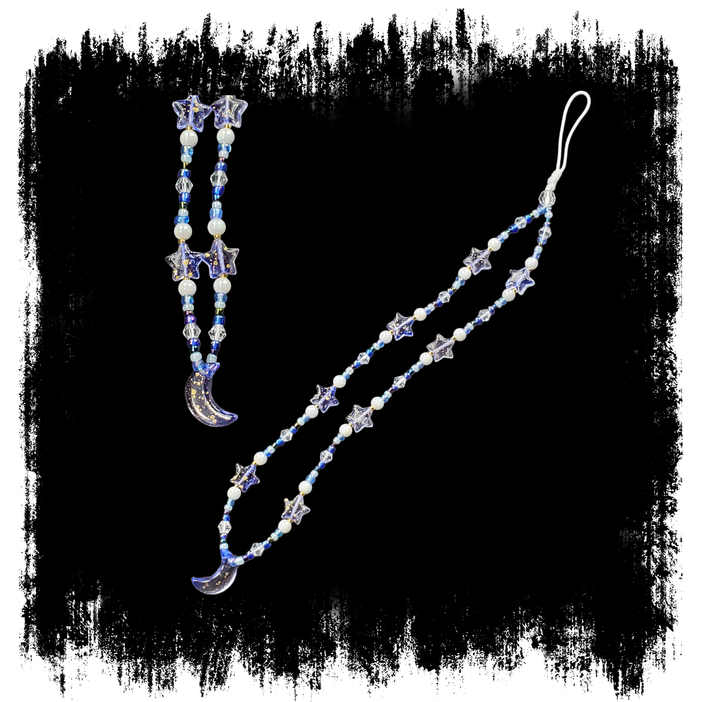 Blue Moon Phone Charm Strap