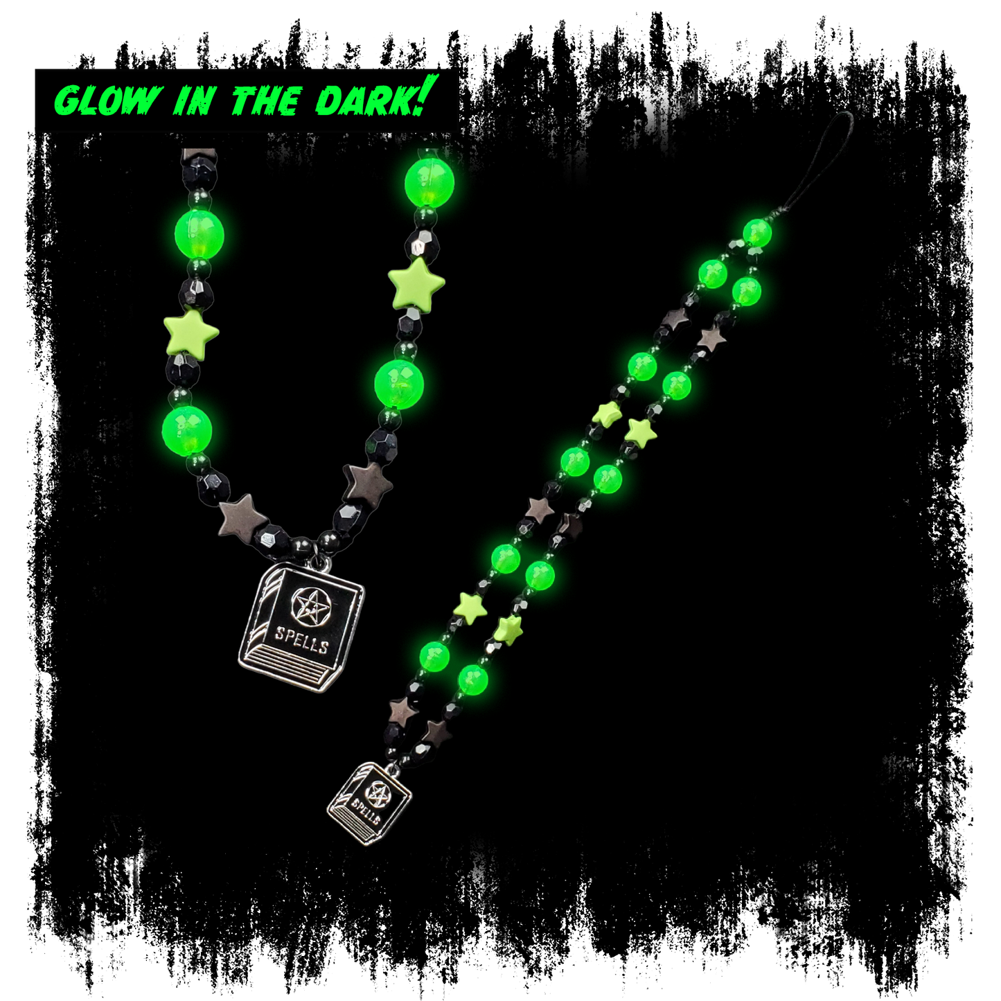 Spell Book Phone Charm Strap