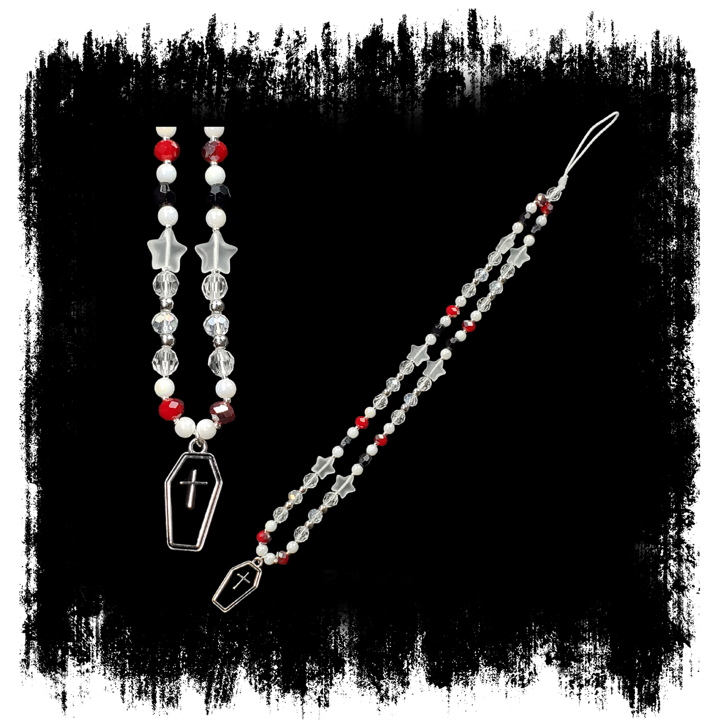 Coffin Phone Charm Strap