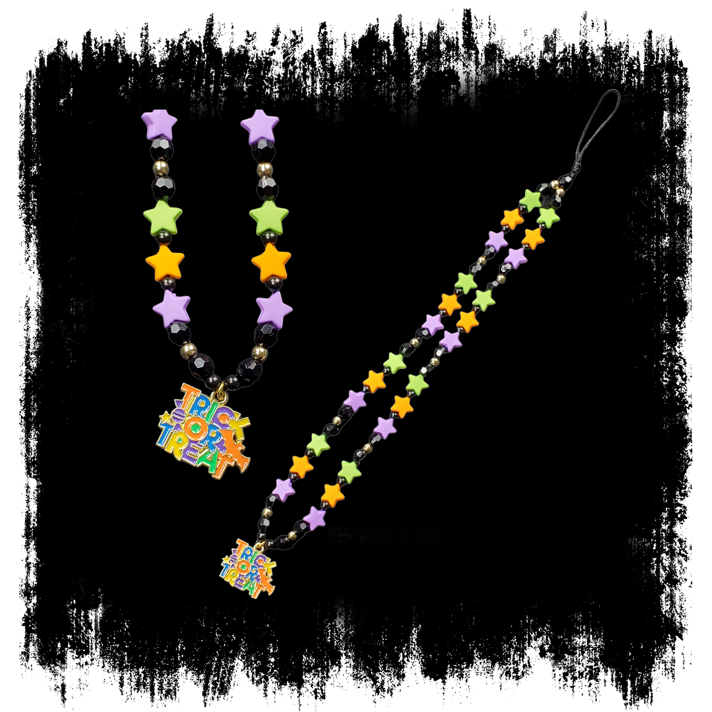 Trick-Or-Treat Phone Charm Strap