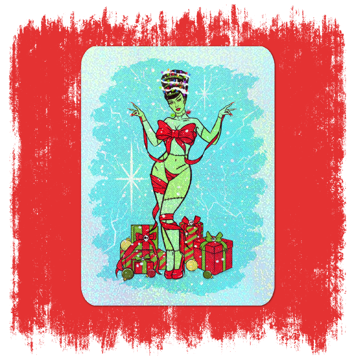 Unwrapped Holographic Sparkle Sticker