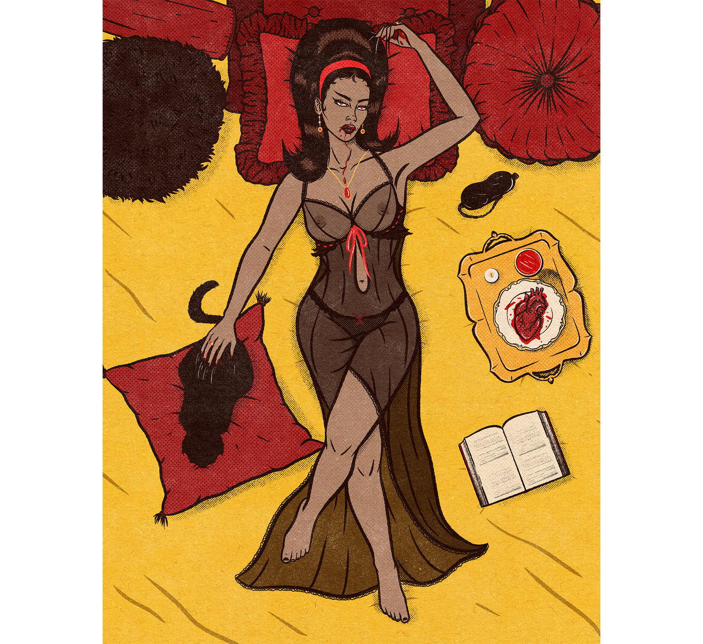 Evening In Art Print