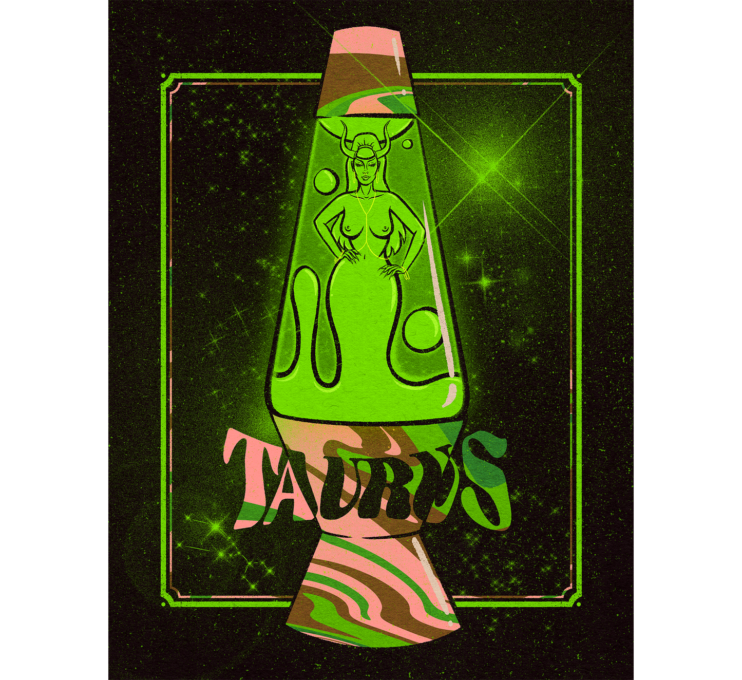 classy-creeps-taurus-art-print