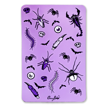 Creepy Crawler Notepad & Sticker Sheet