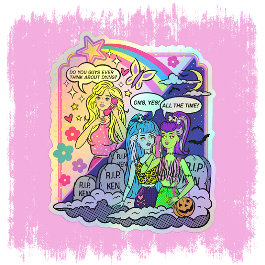 Existential Holographic Sticker