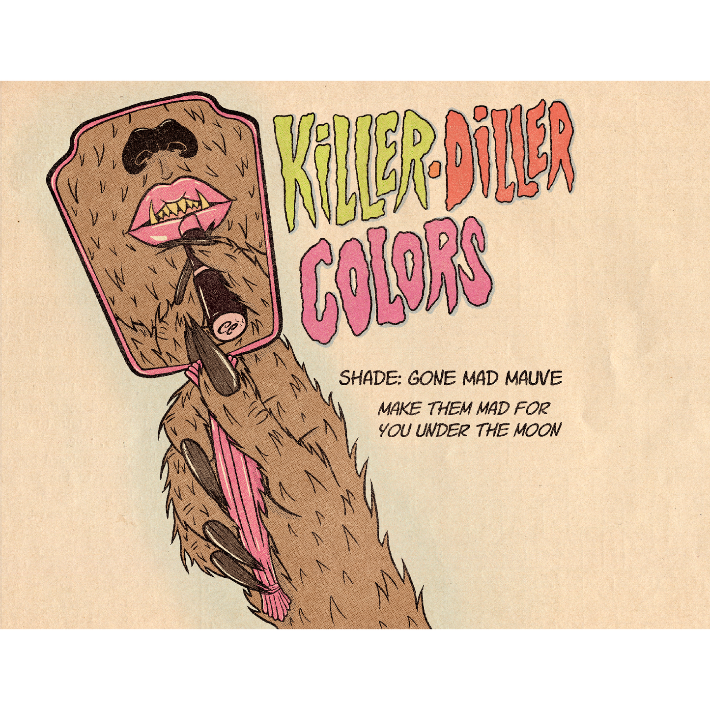 Killer-Diller Werewolf Art Print