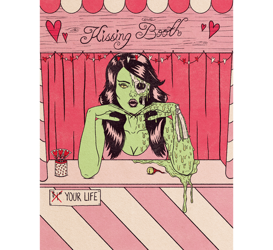 Kissing Booth Art Print