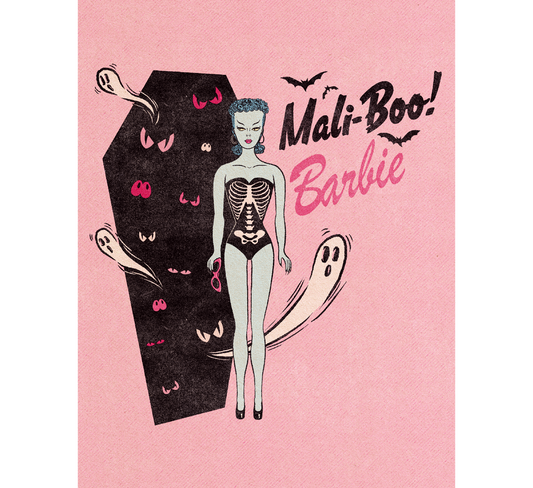 Mali-BOO! Barbie Art Print