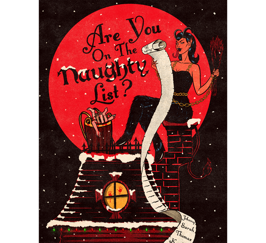 Naughty List Art Print