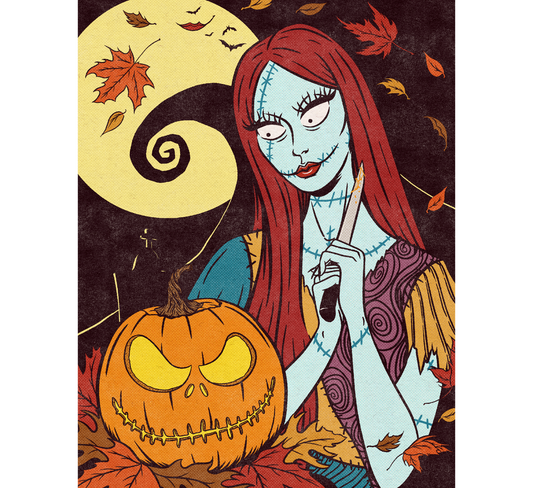 Sally's Jack-o-lantern Art Print