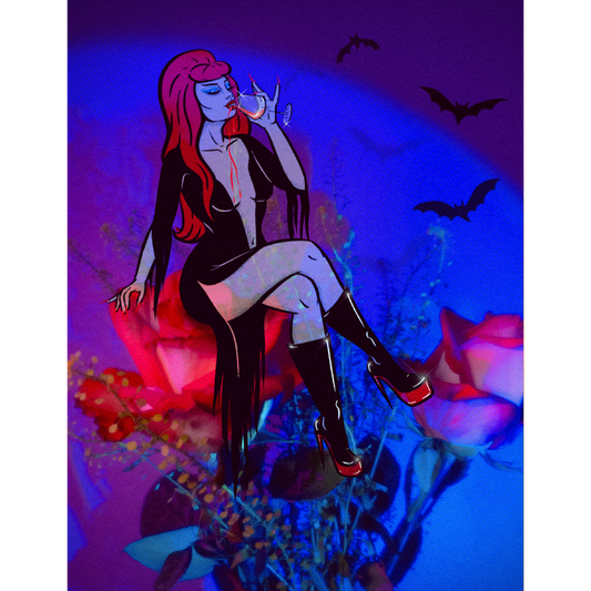 Vampire Vixen Art Print