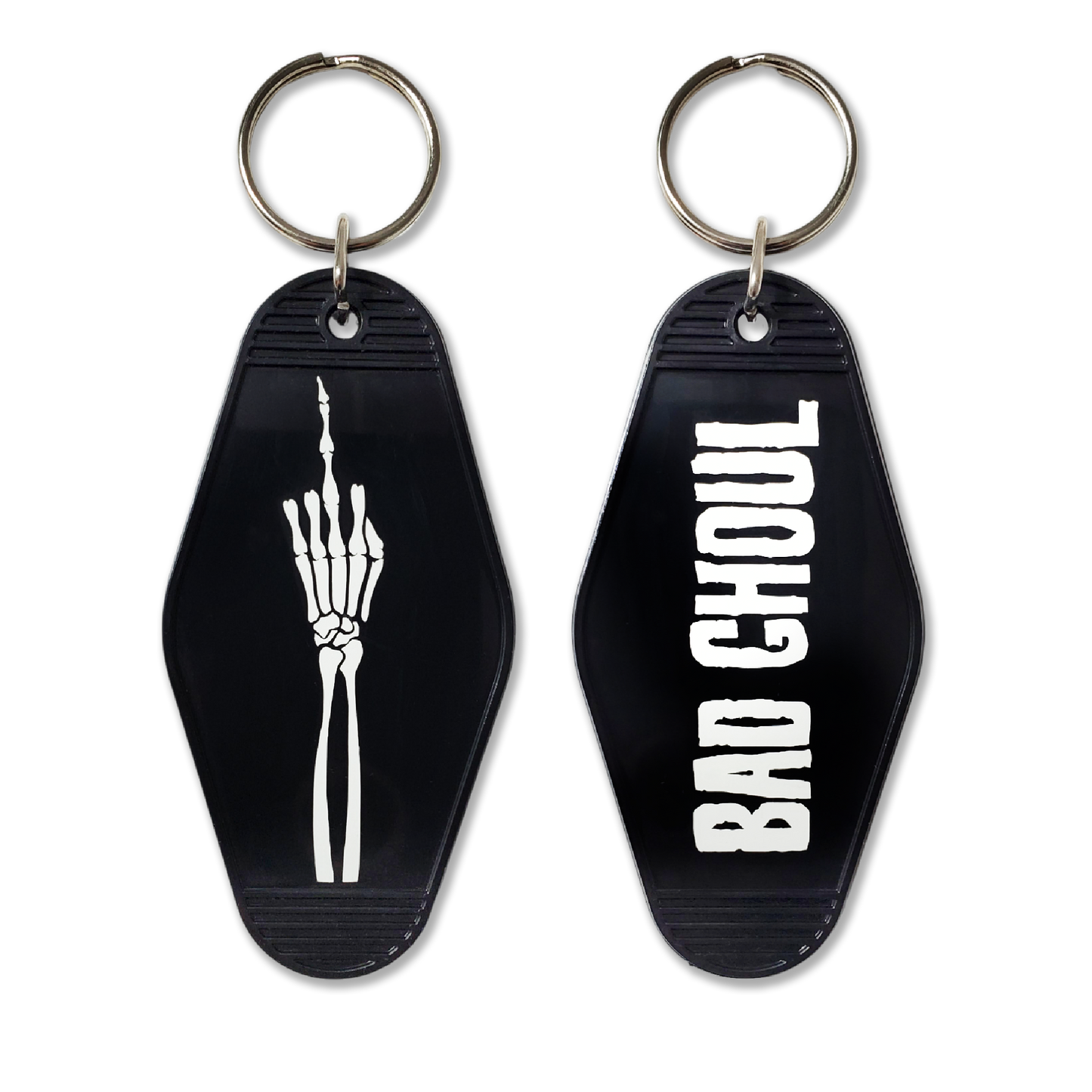 Bad Ghoul Glow In the Dark Keychain