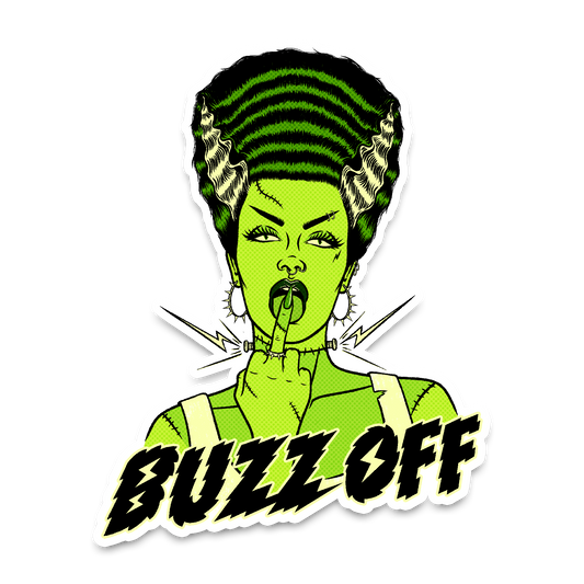 Buzz Off Sticker