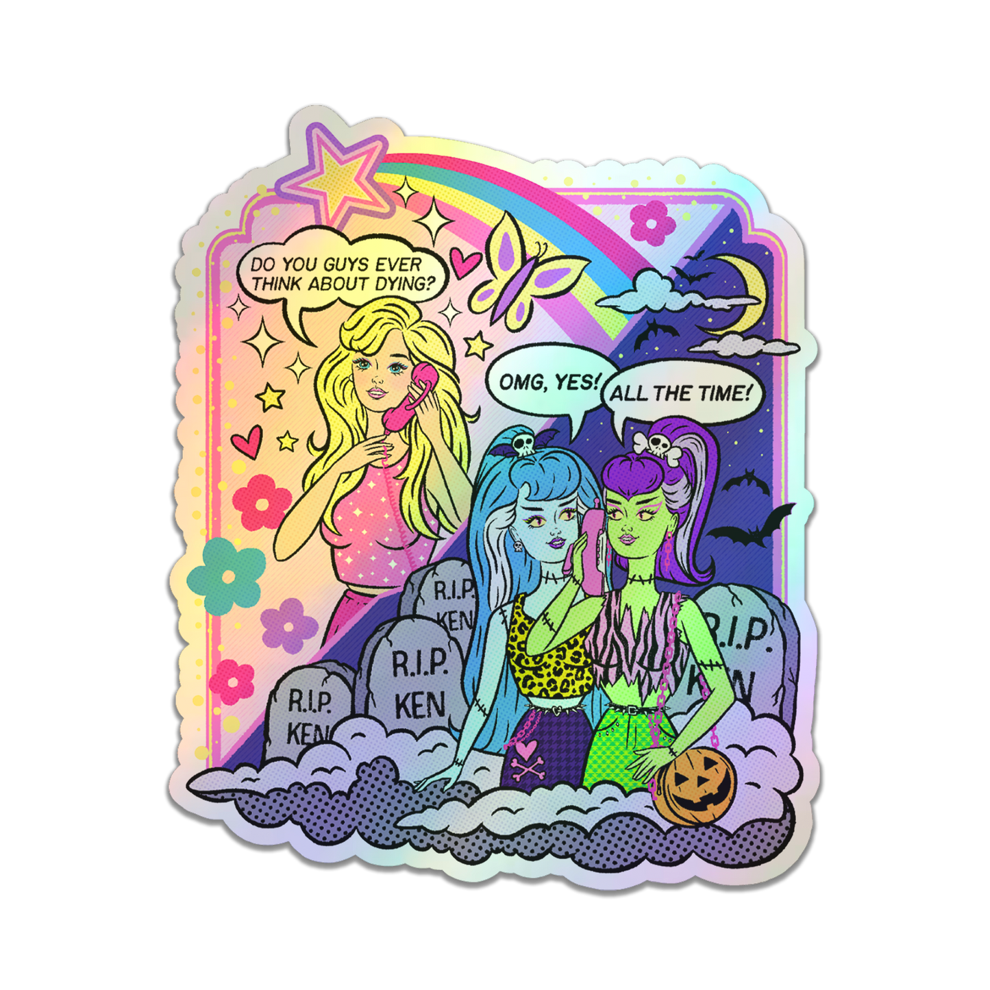 Existential Holographic Sticker