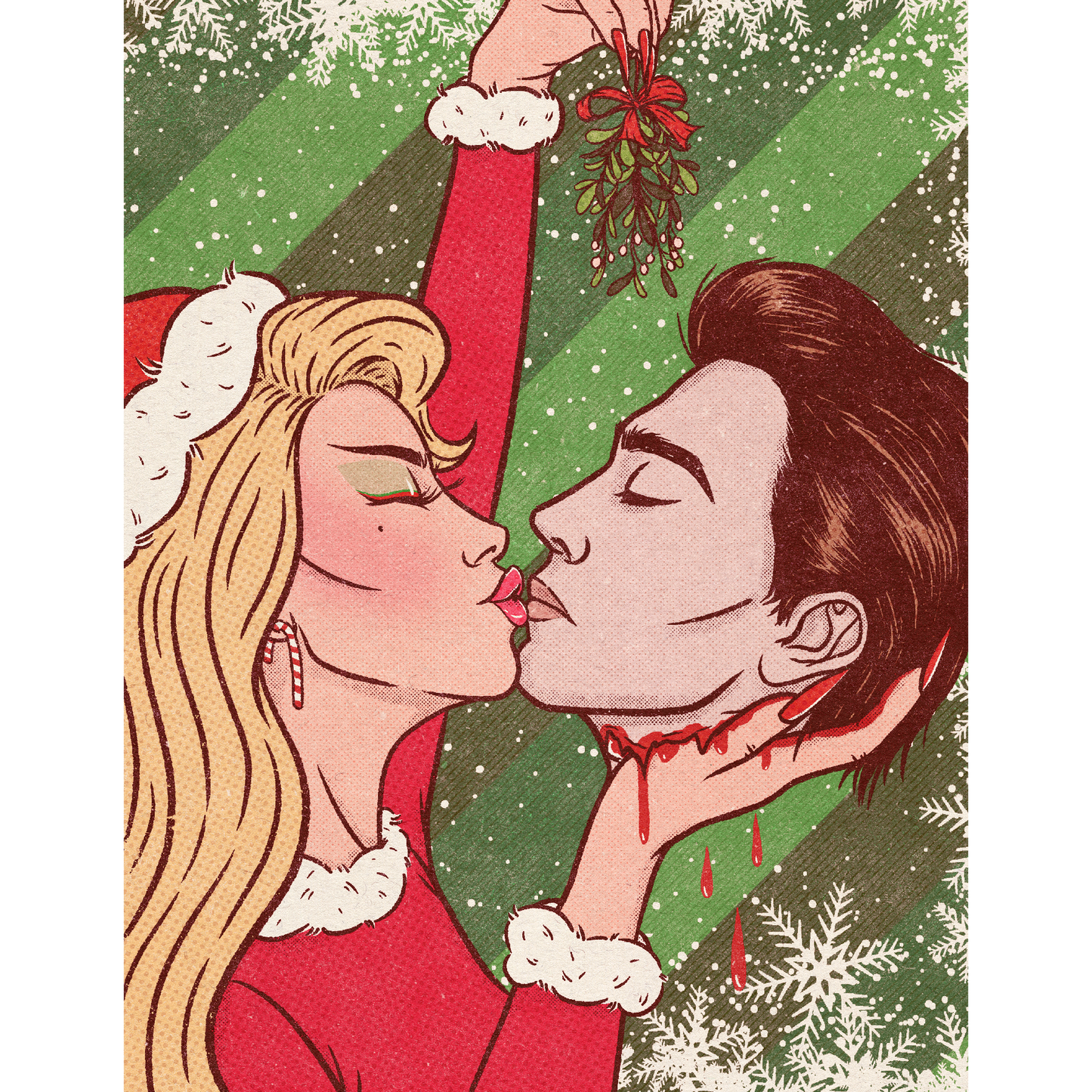 Mistletoe MassacreArt Print