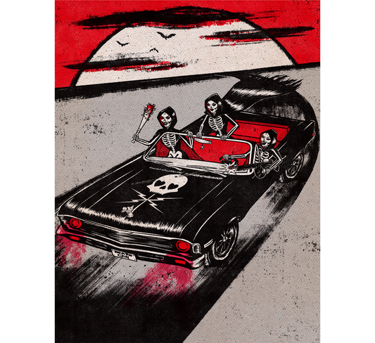 classy-creeps-death-car-art-print