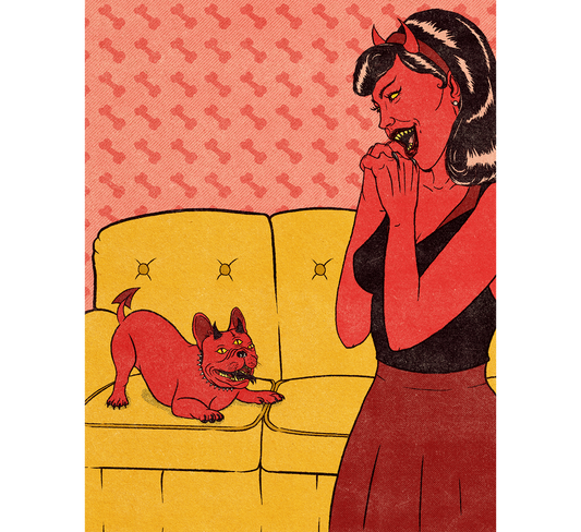    classy-creeps-demon-dog-art-print