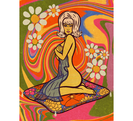     classy-creeps-groovy-babe-art-print