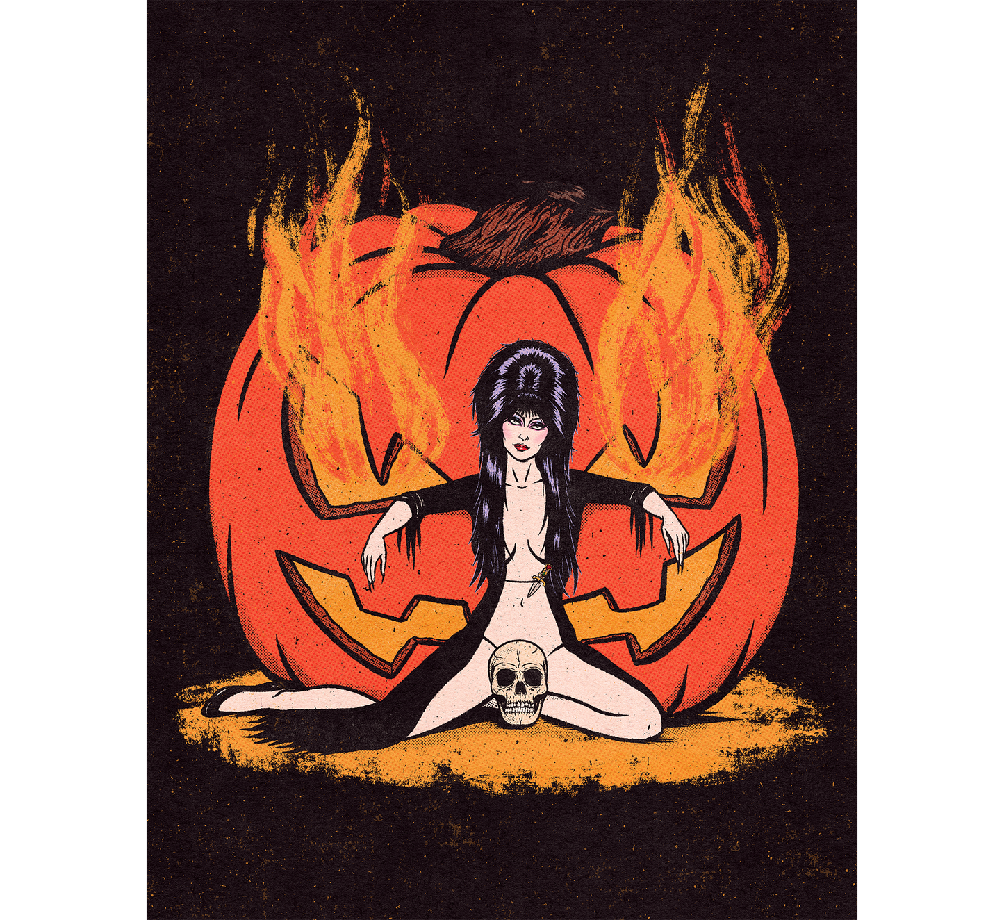 classy-creeps-halloween-queen-art-print