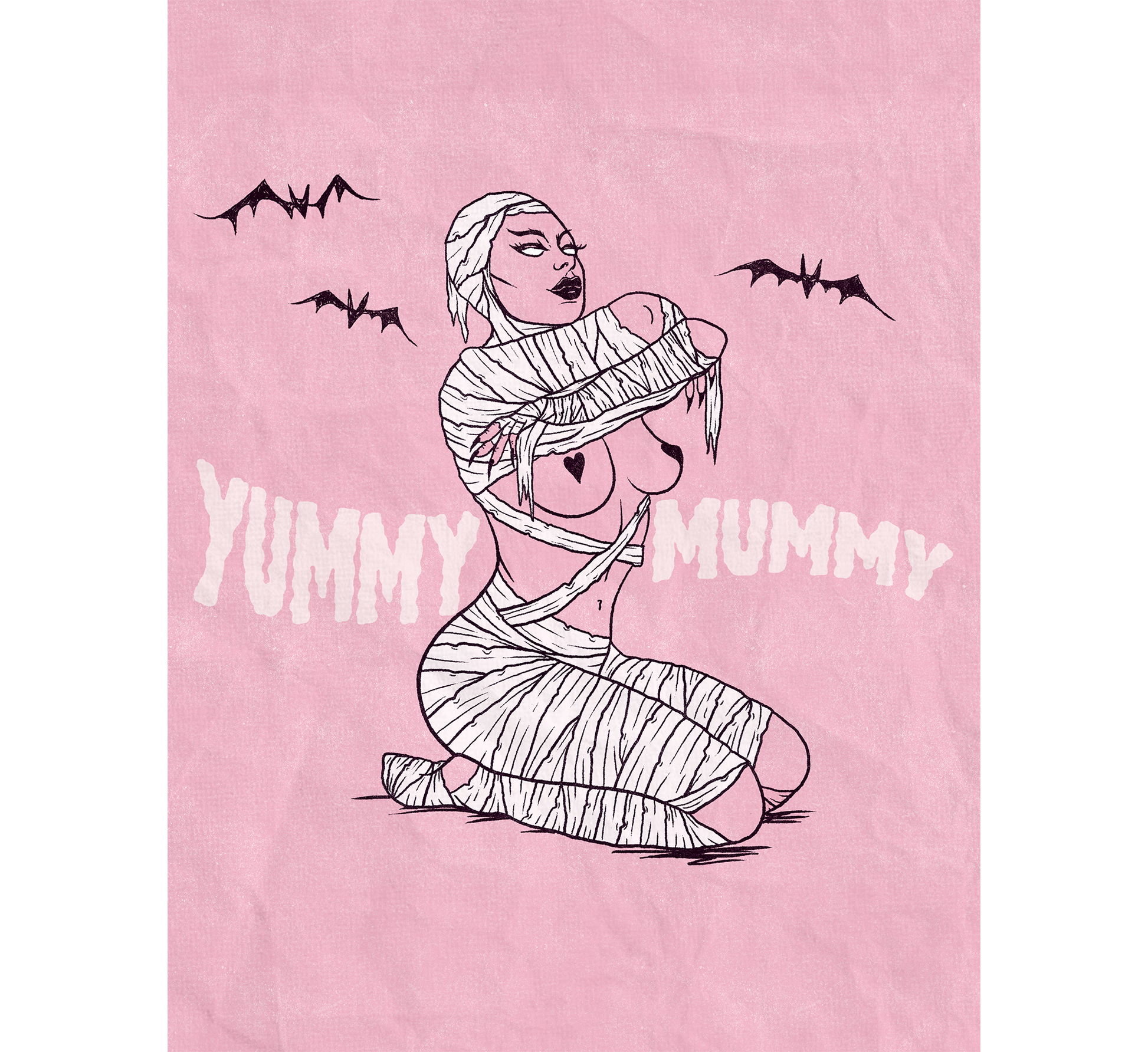 classy-creeps-yummy-mummy-art-print