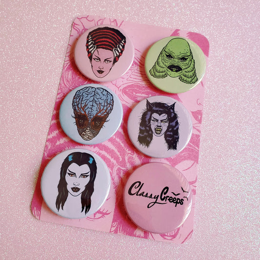 classy creeps buttons